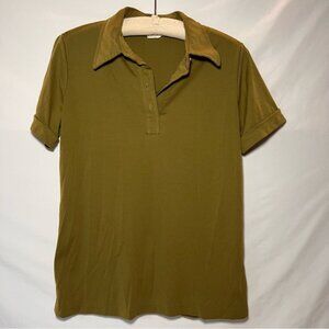 Vintage Sears Olive Green Polo -Size 14